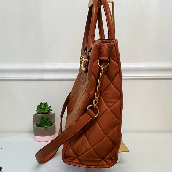 NWT Michael Kors Hamilton Quilt Large Tote🤎🤎🤎 - Picture 6 of 15